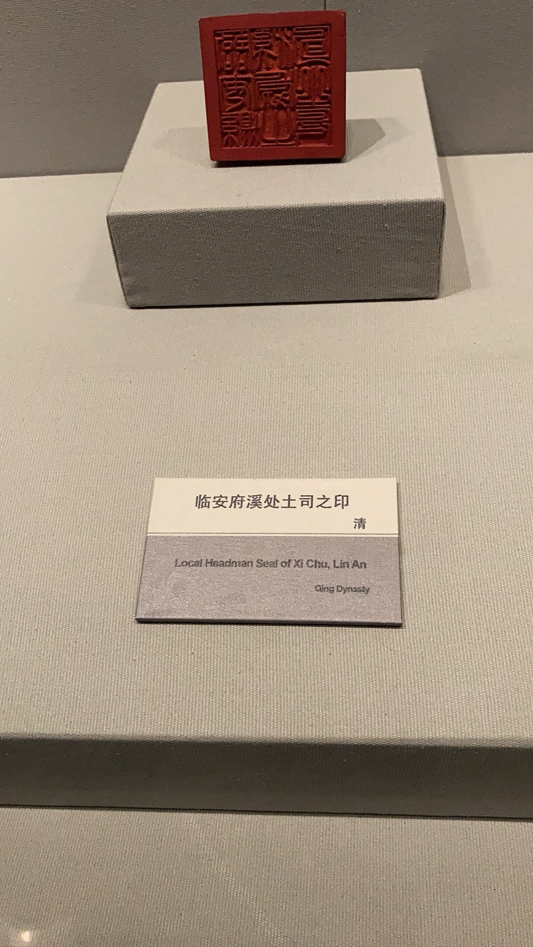 临安府溪处土司之印（清）