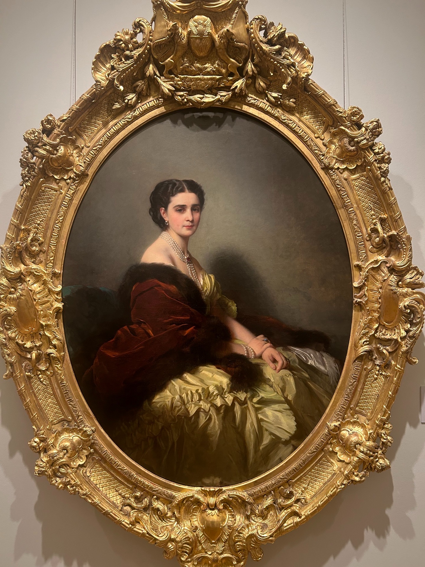 弗朗茨·克萨韦尔·温特哈尔特《索菲亚·纳雷什金娜肖像》（1858）