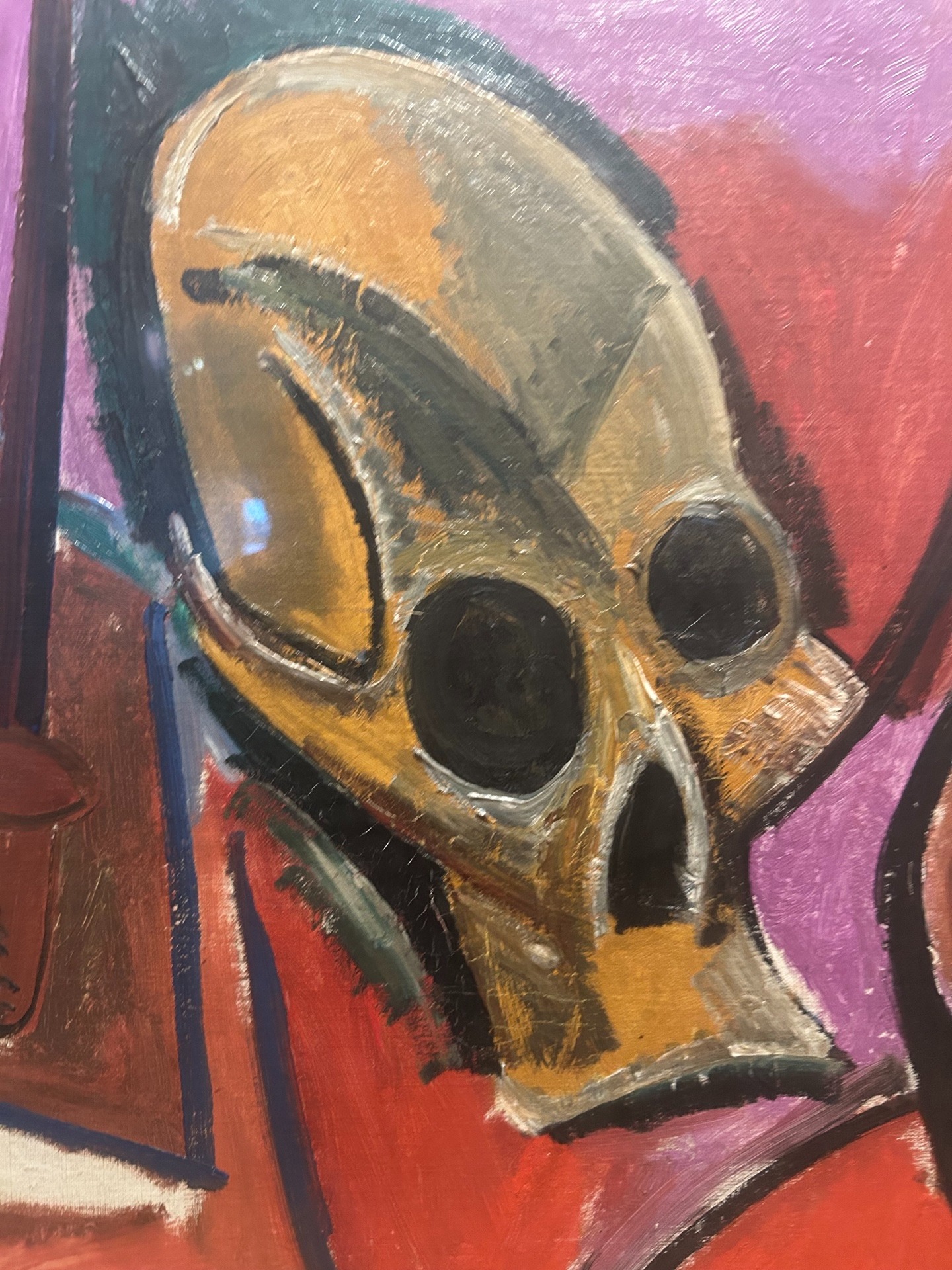 《带骷髅的构图》（1908）