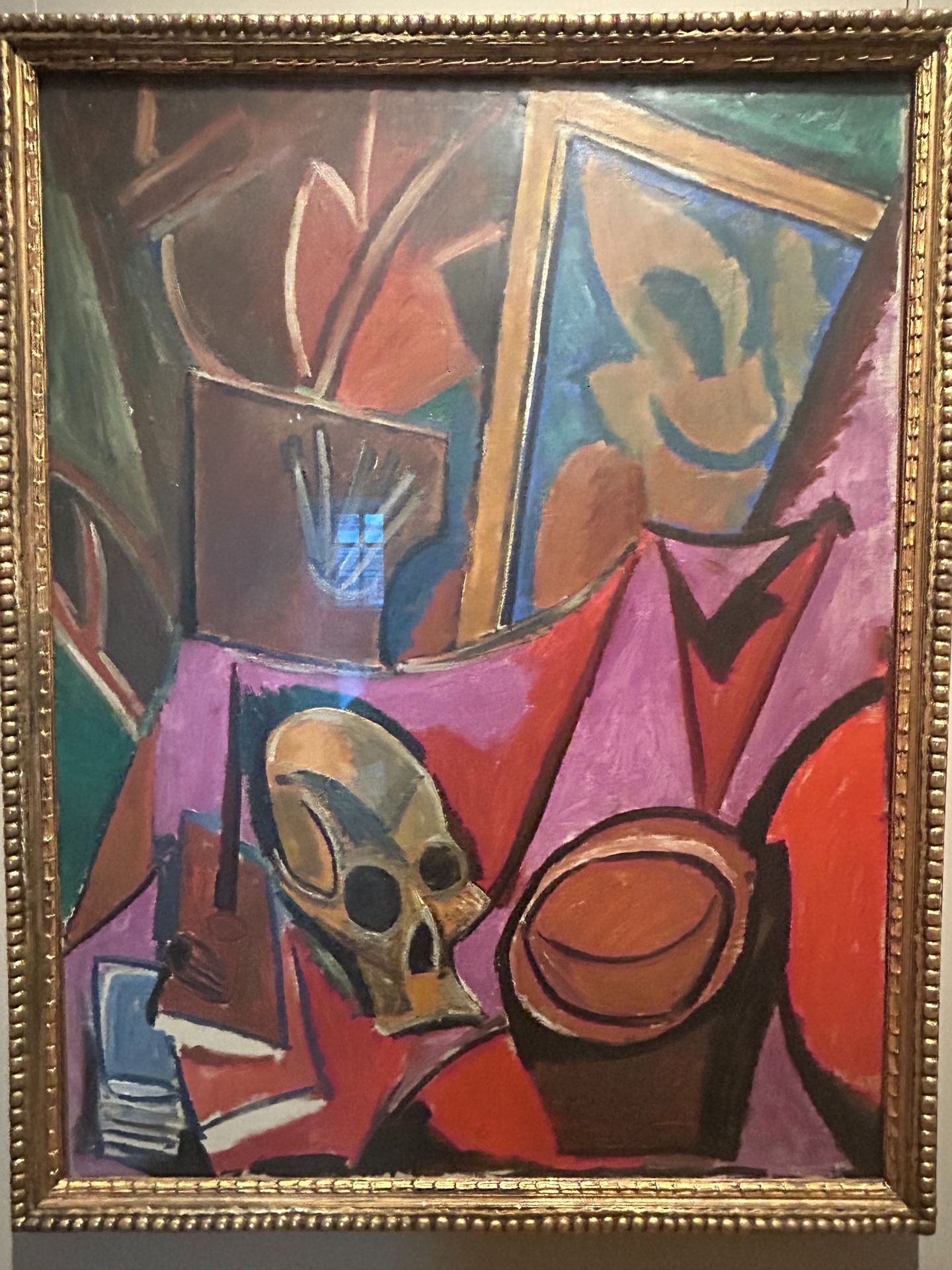 《带骷髅的构图》（1908）