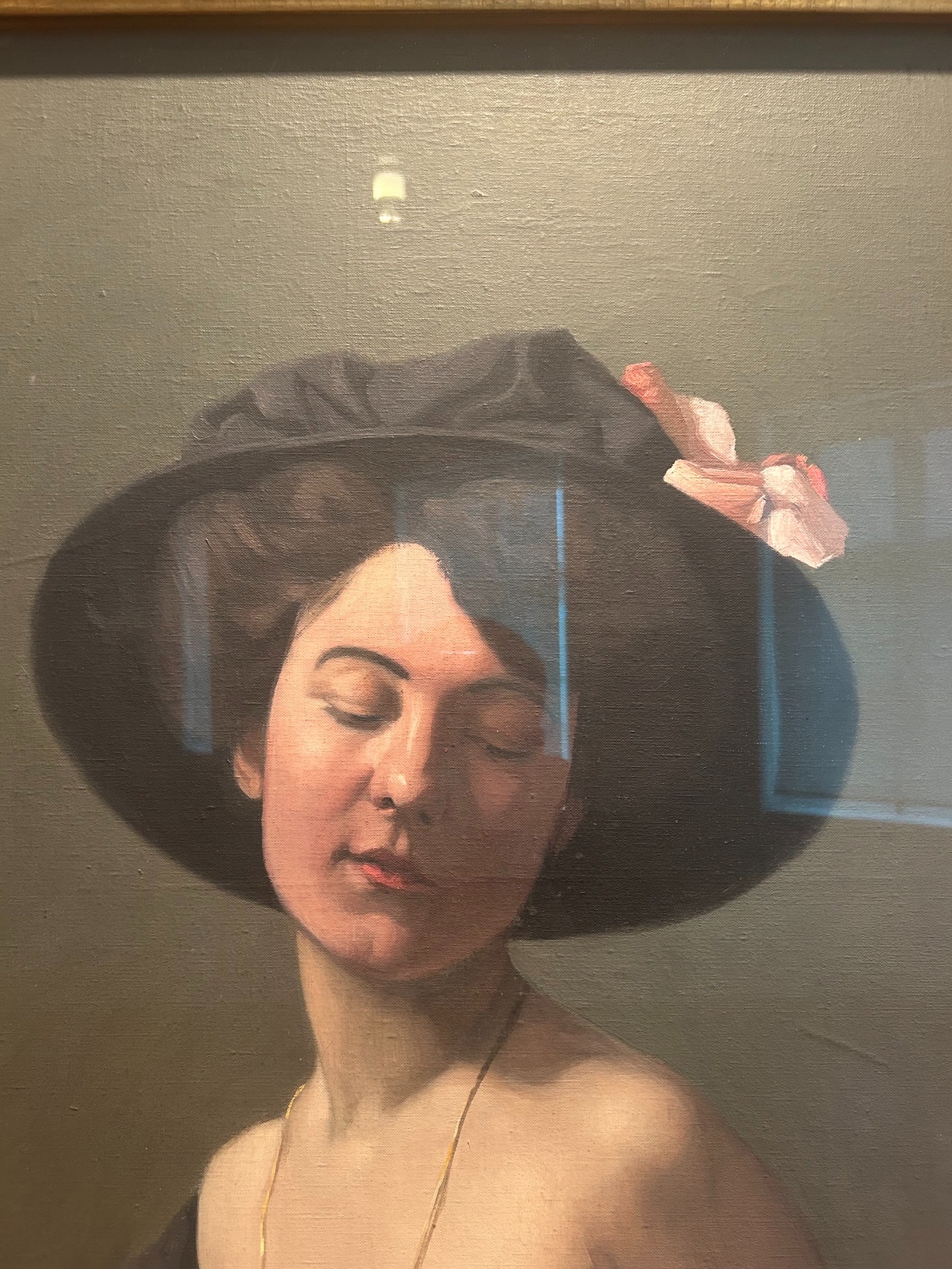 费利克斯·瓦洛东《戴黑帽的女人》（1908）