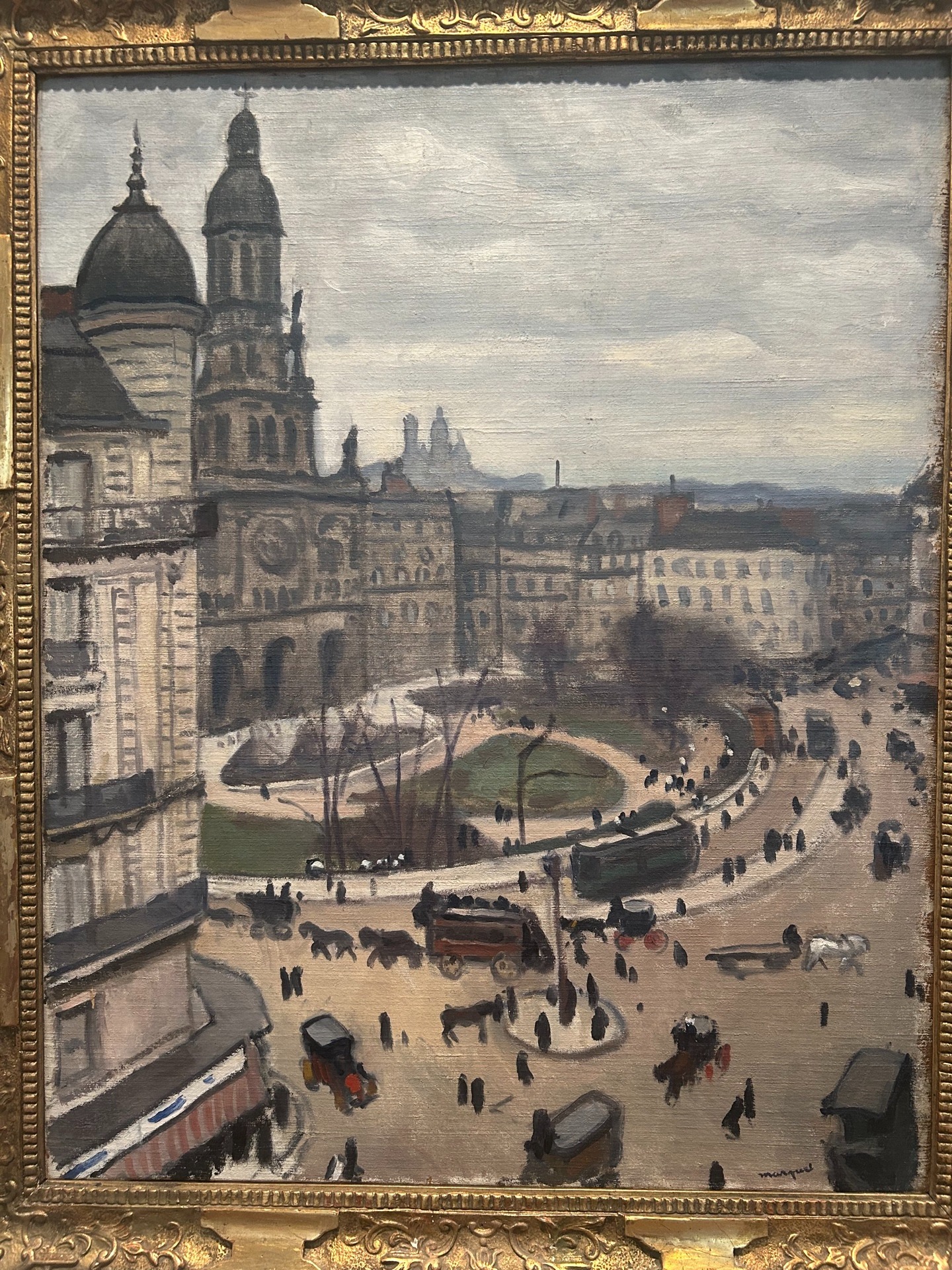 阿尔贝·马尔凯《巴黎圣三广场》（约1911）