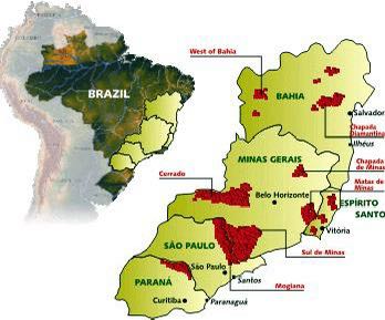 巴西地图-标注Sul de Minas